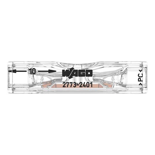 Szybkozłączka instalacyjna przelotowa drut 1 x 0,75-4 mm² 2773-2401 WAGO
