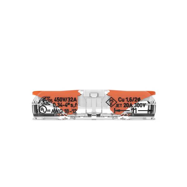 Szybkozłączka instalacyjna przelotowa linka 1 x 0,2-4 mm² 221-2411 WAGO