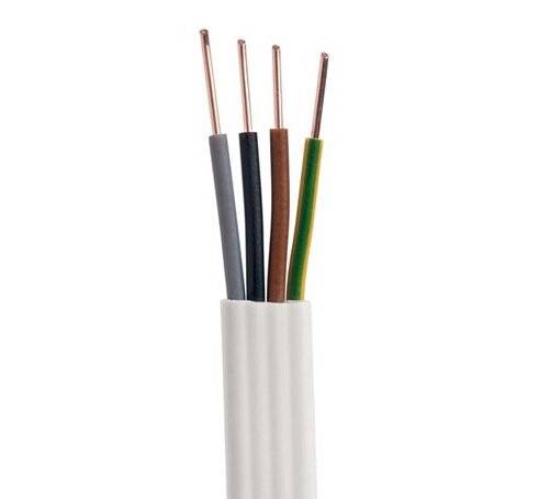 Przewód instalacyjny drut biały YDYp 4 x 1,5 mm ELEKTROKABEL