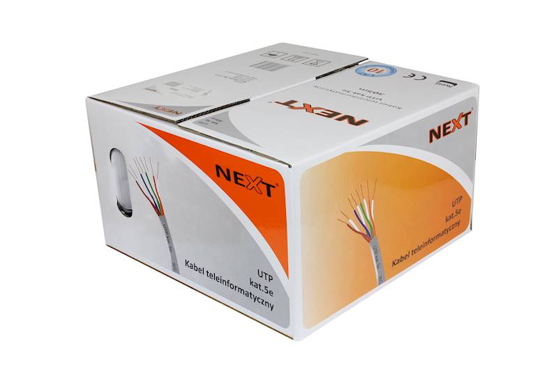 Przewód teleinformatyczny UTP 4x2xAWG24 kat. 5e NEXT ELECTRO