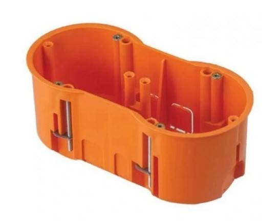 Puszka instalacyjna podtynkowa 2-krotna głęboka 2 x 60 mm PAWBOL
