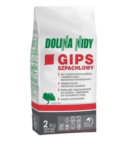 Gips szpachlowy 2 kg DOLINA NIDY