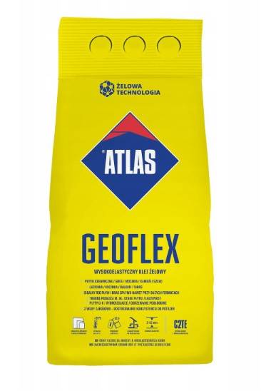 Wysokoelastyczny klej żelowy do płytek Geoflex C2TE 5 kg ATLAS