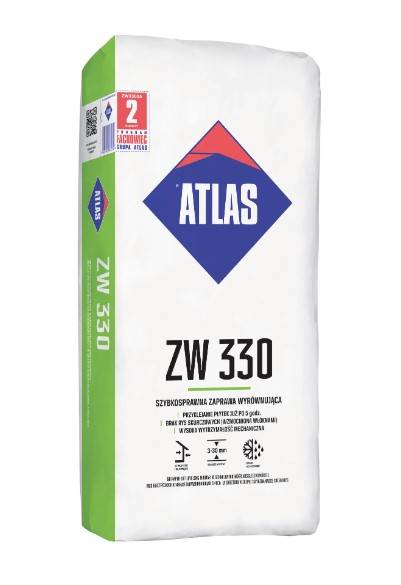 Szybkosprawna zaprawa wyrównująca ZW 330 25 kg ATLAS