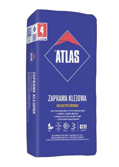 Zaprawa klejowa do płytek uelastyczniona 25 kg ATLAS