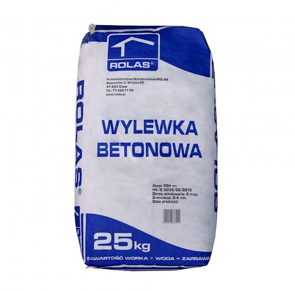 Wylewka betonowa M-20 25 kg ROLAS