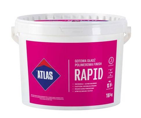 Gotowa gładź polimerowa Rapid 18 kg ATLAS