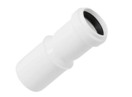 Redukcja złączka kanalizacyjna długa PCV 40/32 biała