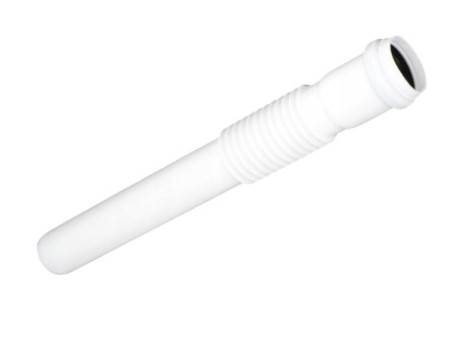 Sztucer kanalizacyjny PCV 50 x 500 mm biały