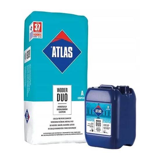 Hydroizolacja dwuskładnikowa elastyczna ( A+B) Woder Duo 32 kg ATLAS