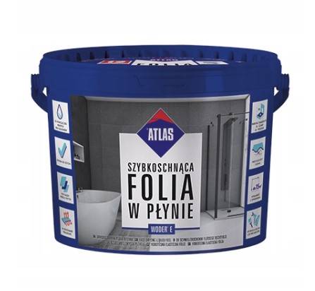 Szybkoschnąca folia w płynie Woder E 5 kg ATLAS