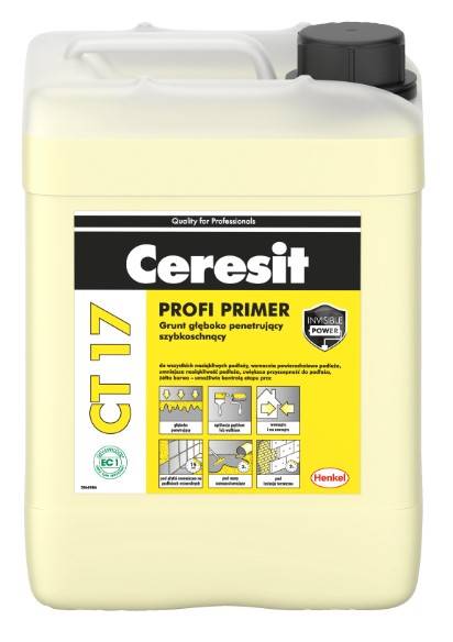 Grunt głęboko penetrujący CT 17 Profi Primer 5 l CERESIT