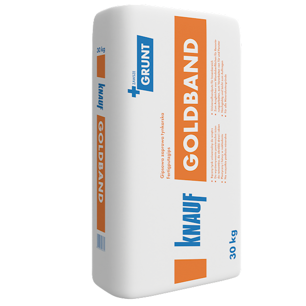 Ręczny tynk gipsowy Goldband 30 kg KNAUF