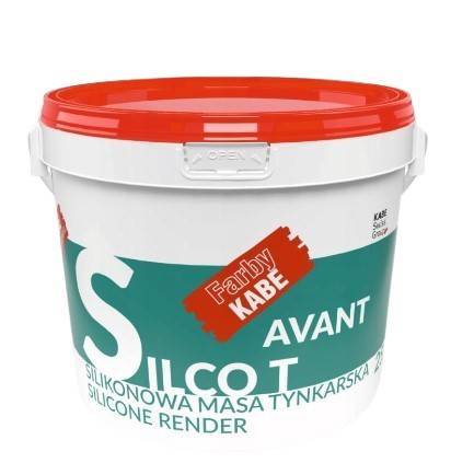 Tynk silikonowy Silco T Avant 1,5 mm 25 kg biały baza A KABE