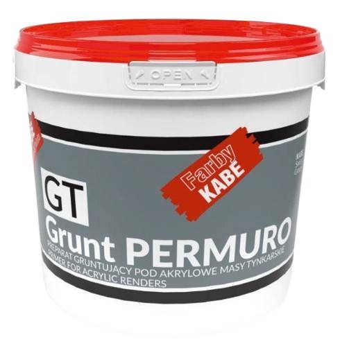 Preparat gruntujący pod akrylowe masy tynkarskie Permuro GT 10 l KABE