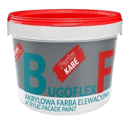 Farba dyspersyjna akrylowa Bugoflex baza A 10 l biała KABE