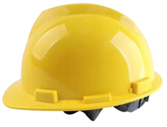 Kask hełm ochronny żółty z daszkiem KASPE ROCK Y