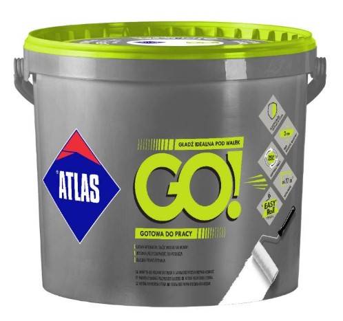 Gładź gotowa szpachlowa biała ATLAS GO 25 kg ATLAS
