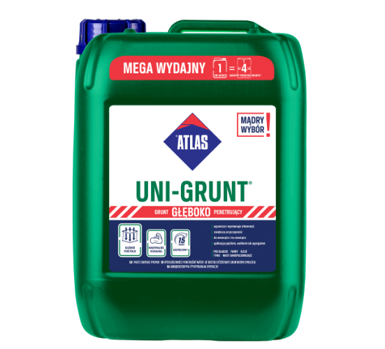 Grunt szybkoschnący emulsja Unigrunt 5 kg ATLAS