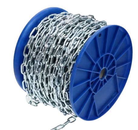 Łańcuch gospodarczy ocynkowany D-1 5 mm DIN 5685A ŁAG05 MAG-KRAK 1 metr