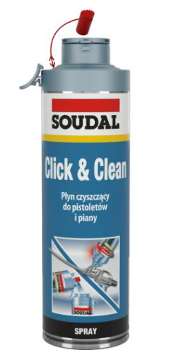 Płyn czyszczący do pianki i pistoletów czyścik Click & Clean 500 ml SOUDAL