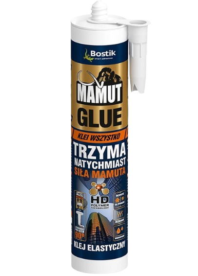 Klej uniwersalny montażowy MAMUT Glue BIAŁY 290 ml