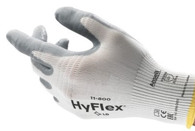 Rękawice nitrylowe Hyflex 11-800 powlekane nitrylem rozmiar 11 ANSELL
