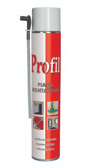 Pianka piana montażowa wężykowa Profil 750 ml SOUDAL