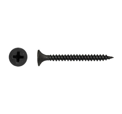 Wkręt do płyt G-K metal typu S 3,5 x 25 mm fosfatyzowany czarny 10 kg