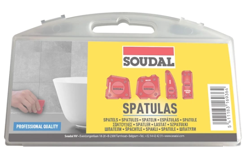 Szpatułki kostki do nakładania i ściągania silikonu 4 szt. SOUDAL