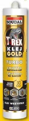 Klej montażowy błyskawiczny T-Rex Gold Turbo 290 ml SOUDAL