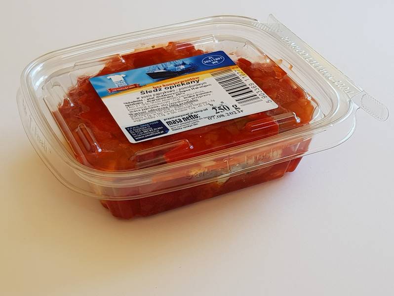 Śledź opiek. w sosie paprykowo-pomidorowym 250g