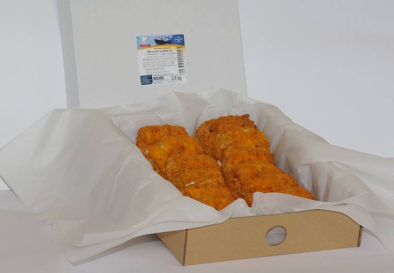 Roladka z dorsza z pieczarkami-cena za 1kg