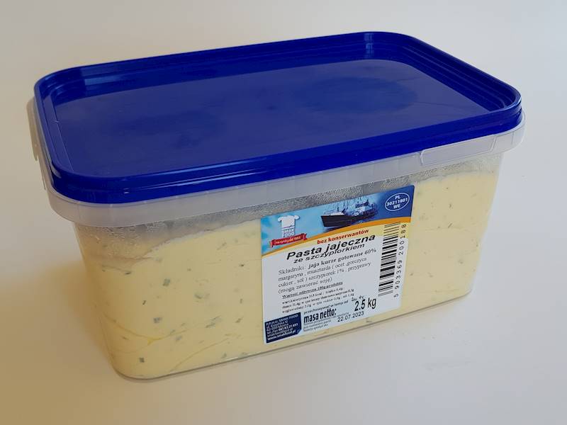 Pasta jajeczna ze szczypiorkiem - cena za 1kg