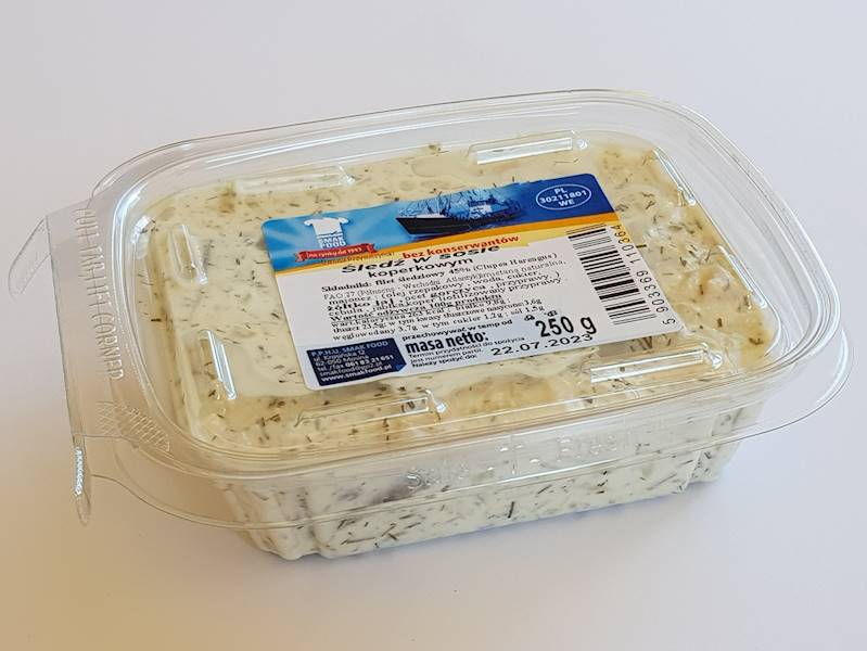 Śledź w sosie koperkowym 250g