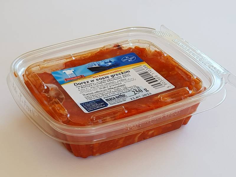 Dorsz w sosie greckim 250g