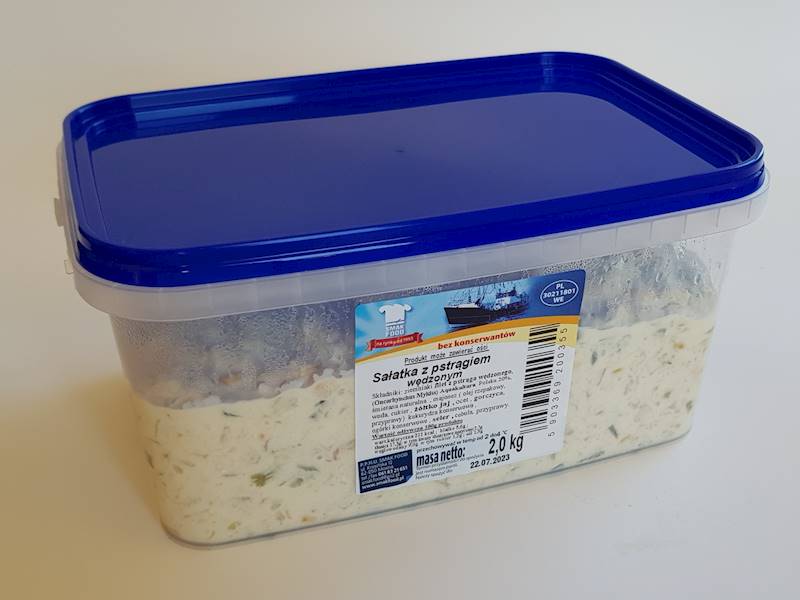 Sałatka z pstrągiem wędzonym - cena za 1kg