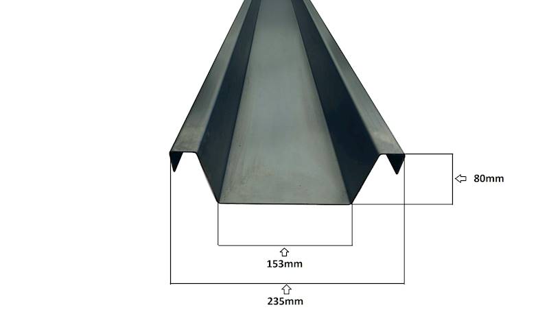 PROFIL NA BELKĘ TYLNA  ŚWIATEŁ typ IVECO L=2200mm