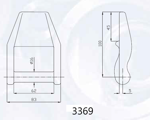 ZAWIAS KUTY KLAMRA fi16