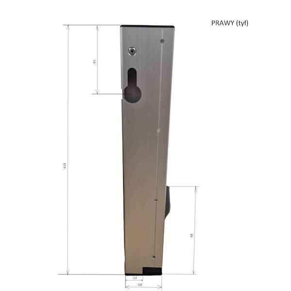 ZAKOŃCZENIE ZAMKA BURTY SAN MARCO LEWE SX TYŁ