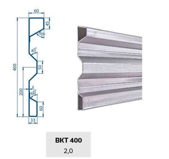 Profil burtowy  60/33  gr. 2,0 L=6000