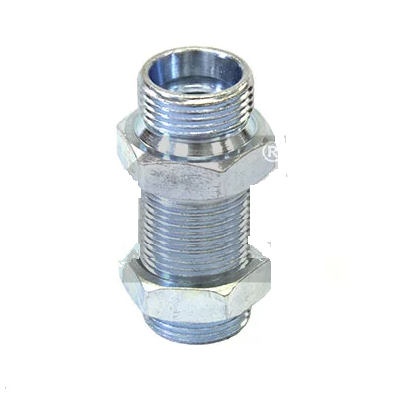 ZŁĄCZKA M22X1,5/M22X1,5 (GRODZIOWA) Z PRZECIWNAKRĘTKĄ, BB 22/22