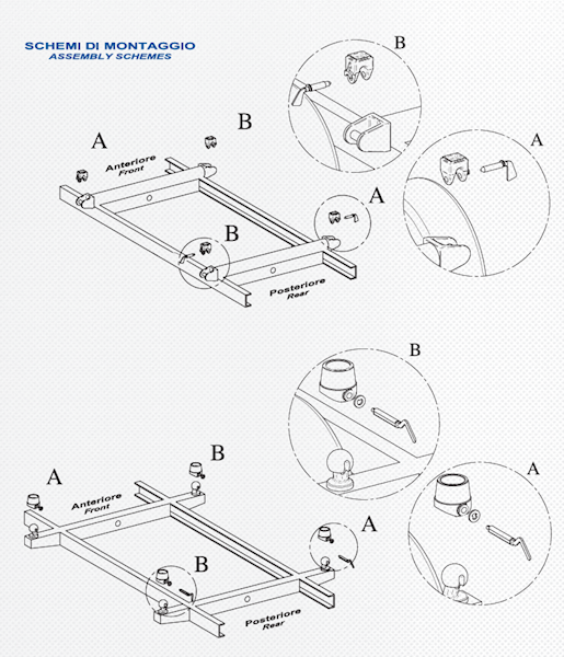 KULE WYWROTU FI 60 KPL 4 SZT FS- sys. pion