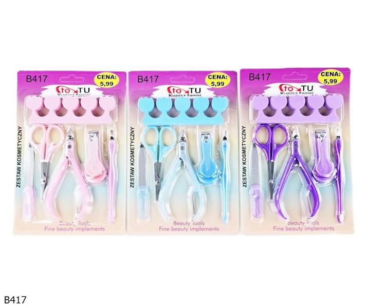 ZESTAW DO PEDICURE 6' B417