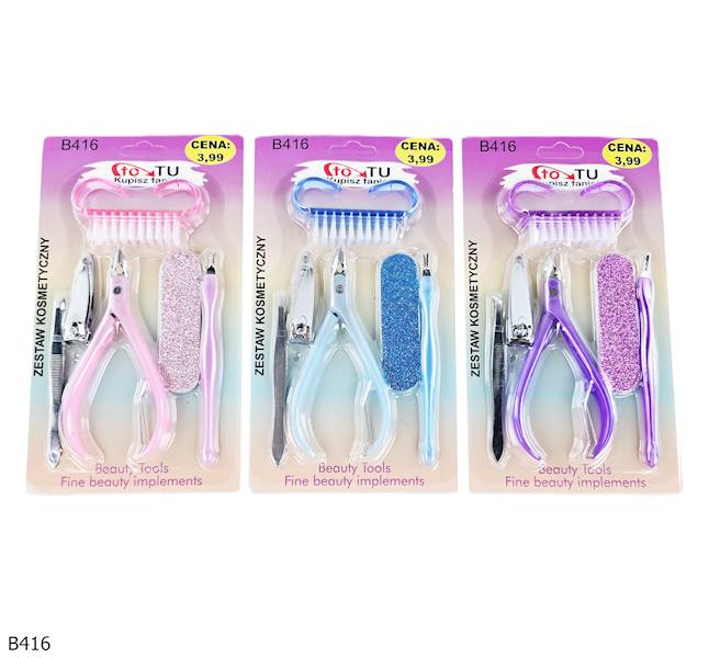 ZESTAW DO MANICURE 6' B416