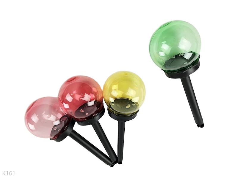 LAMPKA SOLARNA KOLOROWA KULA K161