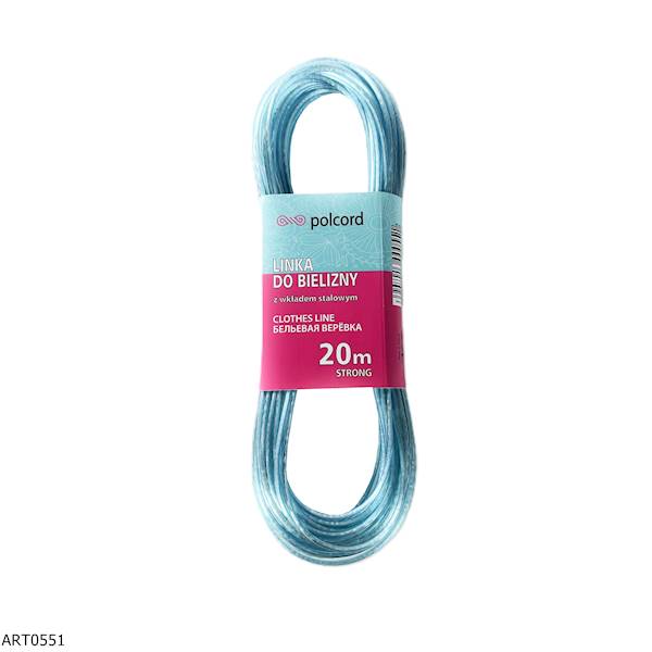 LINKA Z WKŁADEM STALOWYM 20 M.POLCORD STRONG 