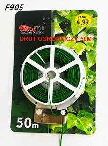 DRUT OGRODOWY Z OBCINACZEM 50M F905