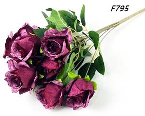 KWIATY SZTUCZNE BUKIET RÓŻ F795