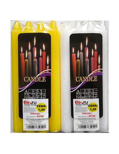 ŚWIECZKA 1' 17.5 CM